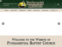 Tablet Screenshot of fundamentalbc.com